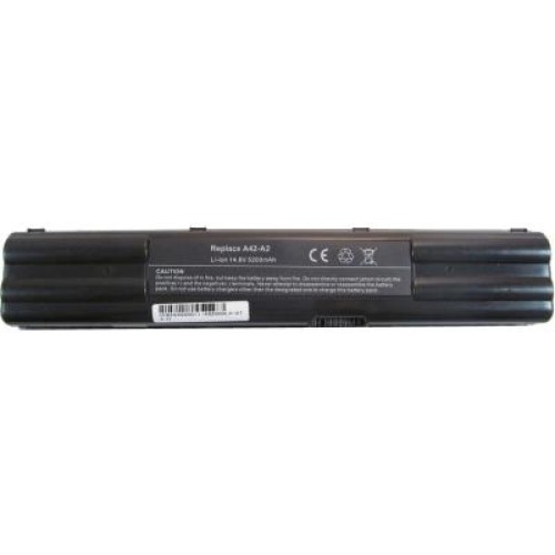 Акумулятор до ноутбука AlSoft Asus A42-A2 4400mAh 8cell 14.8V Li-ion (A41201)