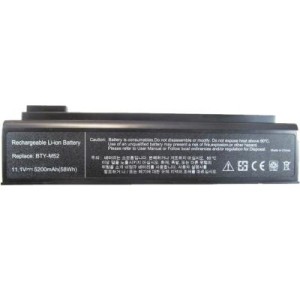 Акумулятор до ноутбука AlSoft MSI BTY-M52 4400mAh 6cell 11.1V Li-ion (A41234)