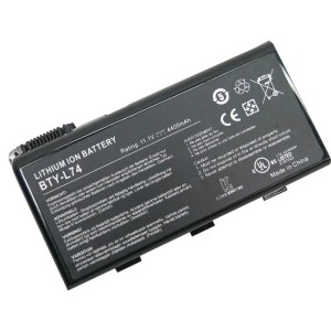 Акумулятор до ноутбука MSI BTY-L74, 4400mAh, 6cell, 11.1V, Li-ion (A47324)