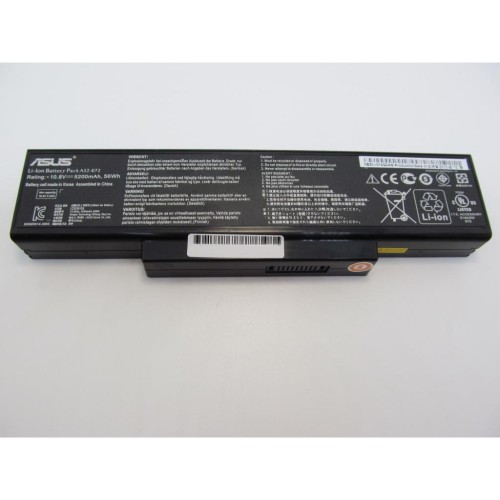 Акумулятор до ноутбука ASUS A32-K72, 5200mAh (56Wh), 6cell, 11.1V, Li-ion (A47201)