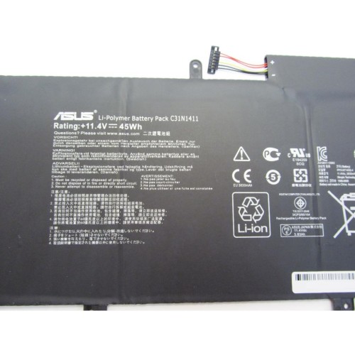 Акумулятор до ноутбука ASUS UX305FA C31N1411, 3830mAh (45Wh), 6cell, 11.4V, Li-ion (A47183)