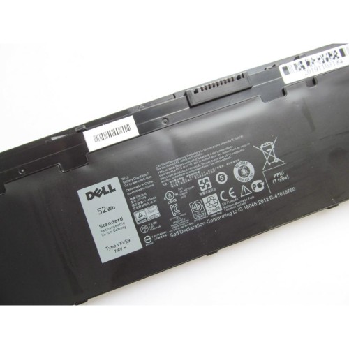 Акумулятор до ноутбука Dell Latitude E7250 VFV59, 52Wh (7140mAh), 4cell, 7.6V, Li-ion (A47466)