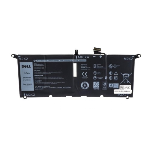 Акумулятор до ноутбука Dell XPS13-9370 DXGH8 52Wh (6500mAh), 4cell, 7.6V, Li-ion (A47543)