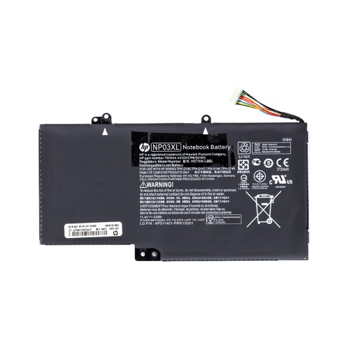 Акумулятор до ноутбука HP Envy 15-U010DX (NP03XL) 11.4V 43Wh (NB460847)