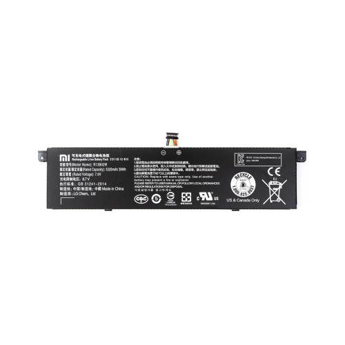 Акумулятор до ноутбука PowerPlant Xiaomi Mi Air 13.3 Series (R13B02W) 7.6V 5230mAh (NB441457)