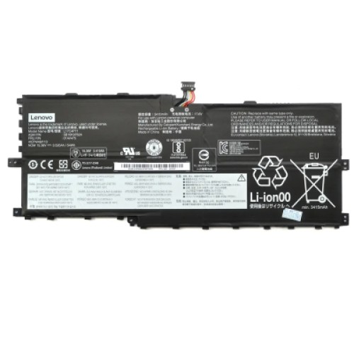 Акумулятор до ноутбука Lenovo ThinkPad X1 Yoga (3rd Gen) L17C4P71, 3520mAh (54Wh), 4cell, 15.36V, Li-ion (A47915)