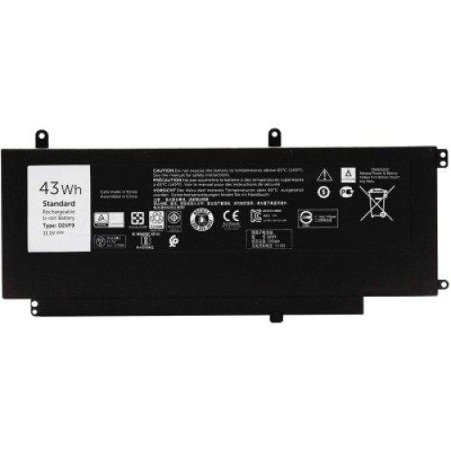 Акумулятор до ноутбука Dell Inspiron 15-7547 D2VF9, 43Wh (3700mAh), 3cell, 11.1V, Li-ion AlSoft (A47938)