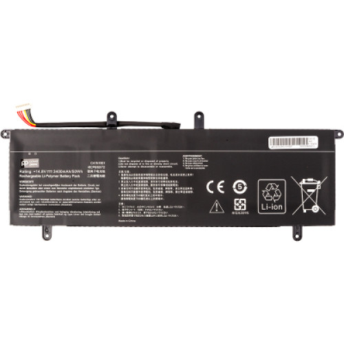 Акумулятор до ноутбука ASUS ZenBook Duo UX481 (C41N1901) 14.8V 3400mAh PowerPlant (NB432059)