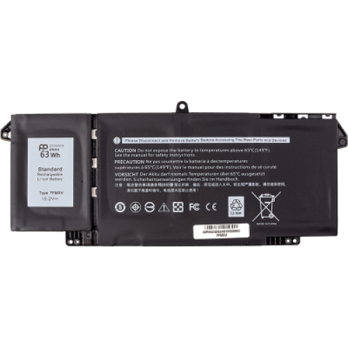 Акумулятор до ноутбука DELL Latitude 5320 (7FMXV) 15.2V 3900mAh PowerPlant (NB442140)