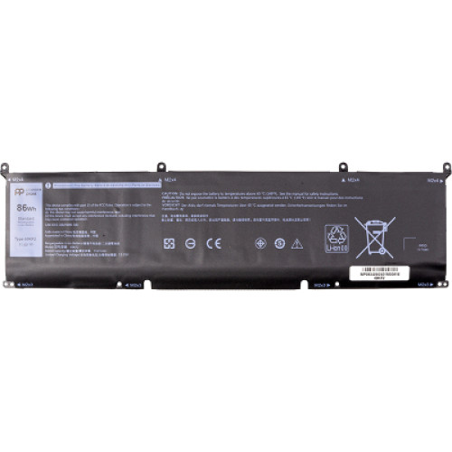 Акумулятор до ноутбука DELL XPS 15 9500 (69KF2) 11.4V 7167mAh PowerPlant (NB442133)