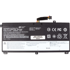 Акумулятор до ноутбука LENOVO ThinkPad T550 (00NY639) 11.1V 3710mAh PowerPlant (NB482634)