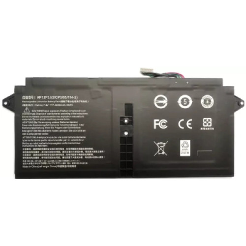 Акумулятор до ноутбука Acer AP12F3J Aspire S7-391, 4680mAh (35Wh), 4cell, 7.4V, Li-Pol AlSoft (A71118) Акумулятор до ноутбука Acer AP12F3J Aspire S7-391, 4680mAh (35Wh), 4cell, 7.4V, Li-Pol AlSoft (A71118)