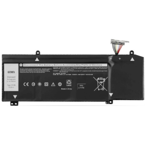 Акумулятор до ноутбука Dell Alienware M15 1F22N, 60Wh (3750mAh), 4cell, 15.2V, Li-ion (A71130)