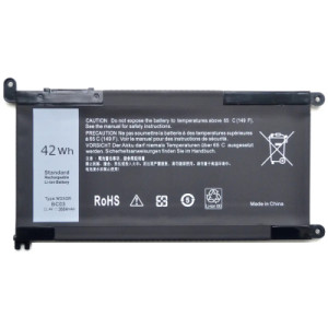 Акумулятор до ноутбука Dell Inspiron 15-5568 WDX0R, 42Wh (3684mAh), 3cell, 11.4V, Li-ion AlSoft (A47975)