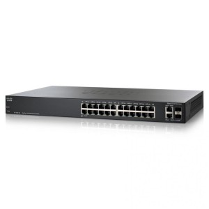 Комутатор мережевий Cisco SF200-24FP (SF200-24FP-EU)
