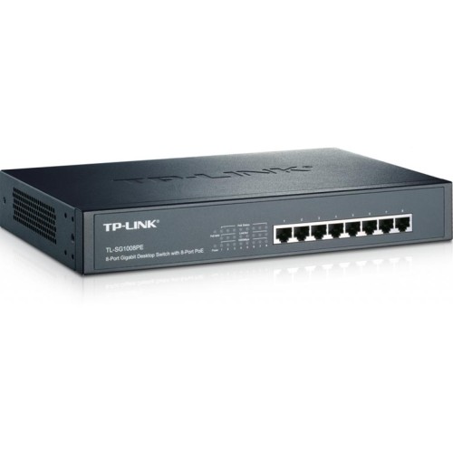 Комутатор мережевий TP-Link TL-SG1008PE