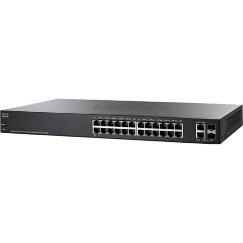 Комутатор мережевий Cisco SF220-24P-K9-EU