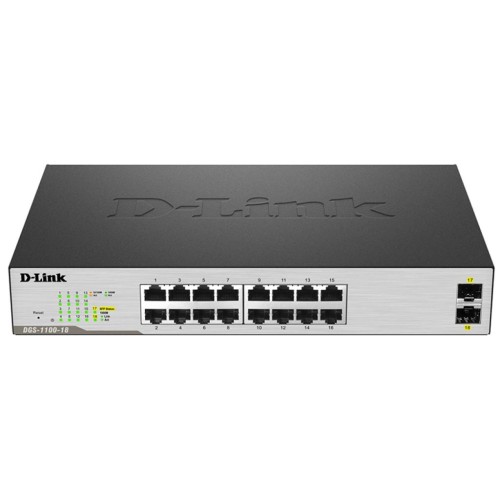 Комутатор мережевий D-Link DGS-1100-18