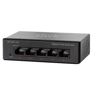 Комутатор мережевий Cisco SF110D-05-EU