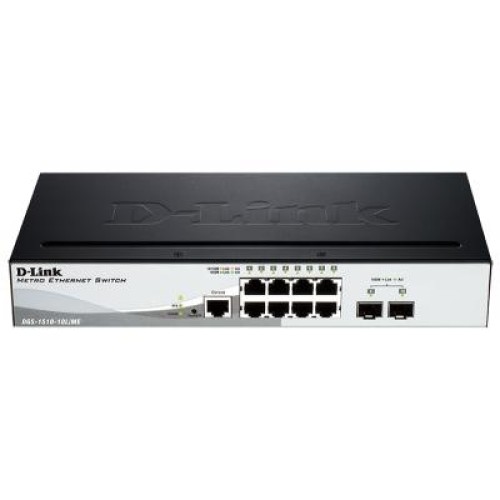 Комутатор мережевий D-Link DGS-1510-10L/ME