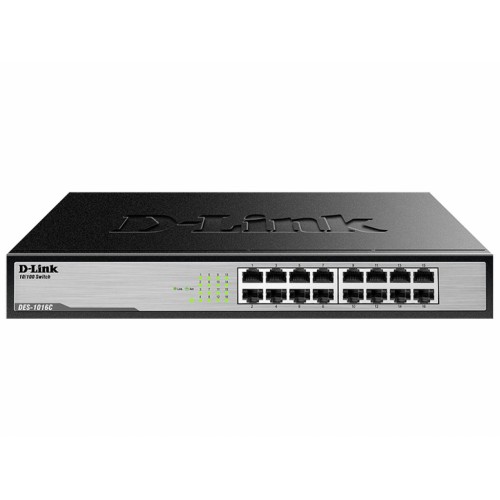 Комутатор мережевий D-Link DES-1016C