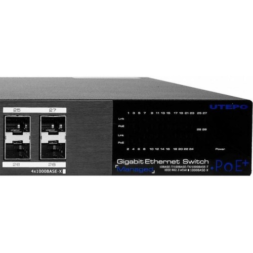 Комутатор мережевий Utepo UTP7524GE-POE-4GF