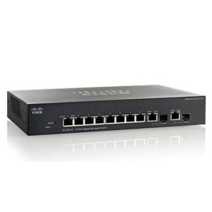 Комутатор мережевий Cisco SG350-10MP-K9-EU