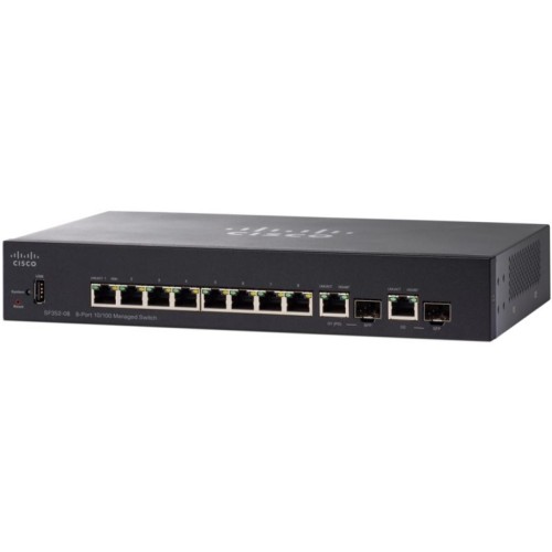 Комутатор мережевий Cisco SF352-08-K9-EU