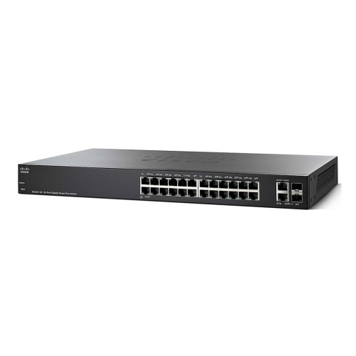 Комутатор мережевий Cisco SG220-28MP-K9-EU