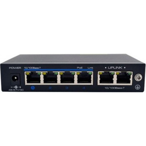 Комутатор мережевий FoxGate S6006 POE