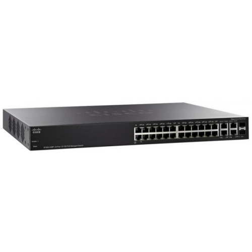 Комутатор мережевий Cisco SF350-24MP-K9-EU
