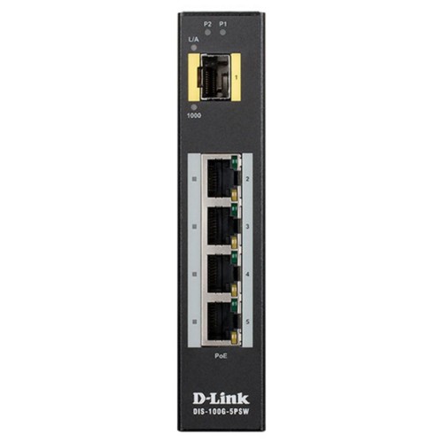 Комутатор мережевий D-Link DIS-100G-5PSW