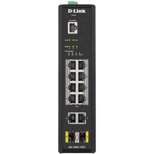 Комутатор мережевий D-Link DIS-200G-12PS