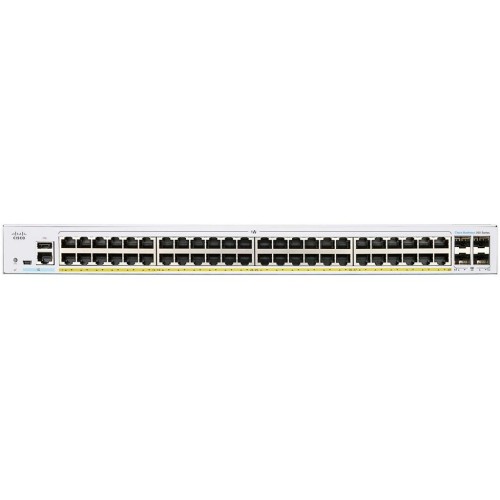 Комутатор мережевий Cisco CBS350-48P-4G-EU