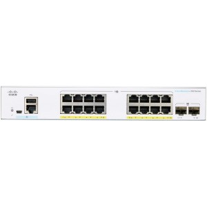 Комутатор мережевий Cisco CBS250-16P-2G-EU
