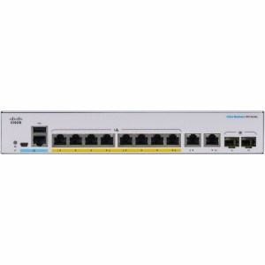 Комутатор мережевий Cisco CBS350-8P-E-2G-EU