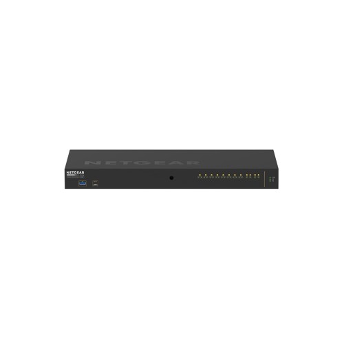 Комутатор мережевий Netgear Комутатор M4250-10G2F-POE+ (GSM4212P) 8x1GE PoE+(125W), 2x1G (GSM4212P-100EUS)