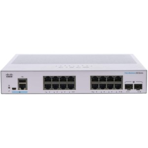 Комутатор мережевий Cisco CBS250-16T-2G-EU
