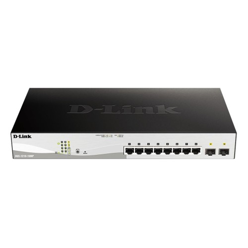 Комутатор мережевий D-Link DGS-1210-10MP/E