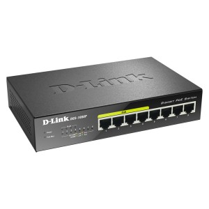 Комутатор мережевий D-Link DGS-1008P/E