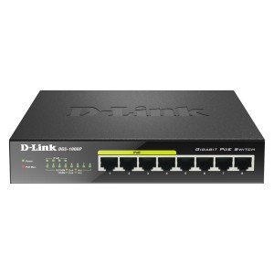 Комутатор мережевий D-Link DGS-1008P/E