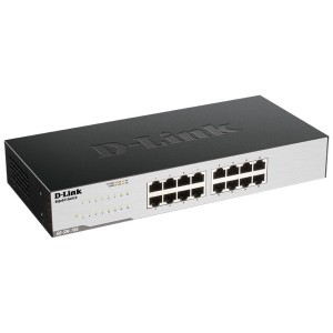 Комутатор мережевий D-Link GO-SW-16G/E