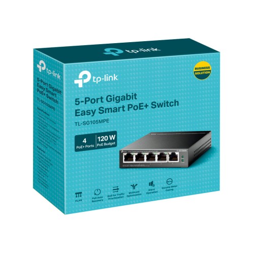 Комутатор мережевий TP-Link TL-SG105MPE