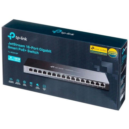 Комутатор мережевий TP-Link TL-SG2016P