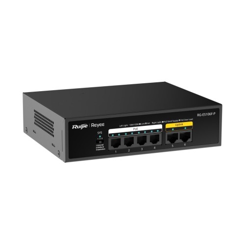 Комутатор мережевий Ruijie Networks RG-ES106F-P