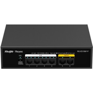 Комутатор мережевий Ruijie Networks RG-ES106F-P