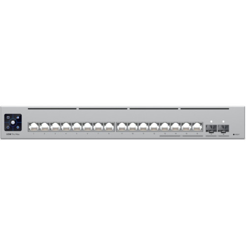 Комутатор мережевий Ubiquiti USW-PRO-MAX-16-POE