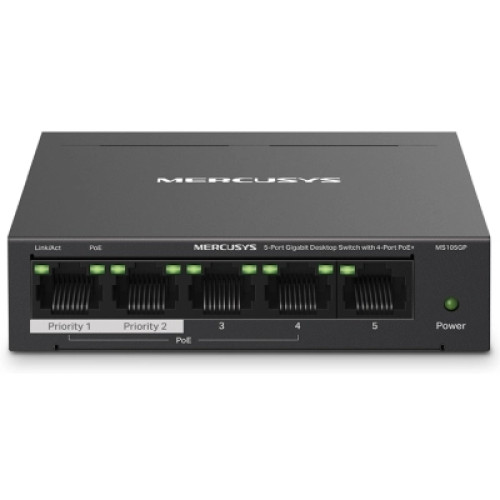 Комутатор мережевий Mercusys MS105GP