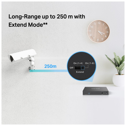 Комутатор мережевий Mercusys MS110P Комутатор мережевий Mercusys MS110P