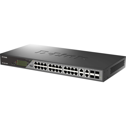 Комутатор мережевий D-Link DSS-200G-28MPP Комутатор мережевий D-Link DSS-200G-28MPP